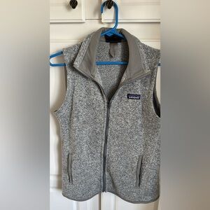 Patagonia Light Gray Fleece Vest